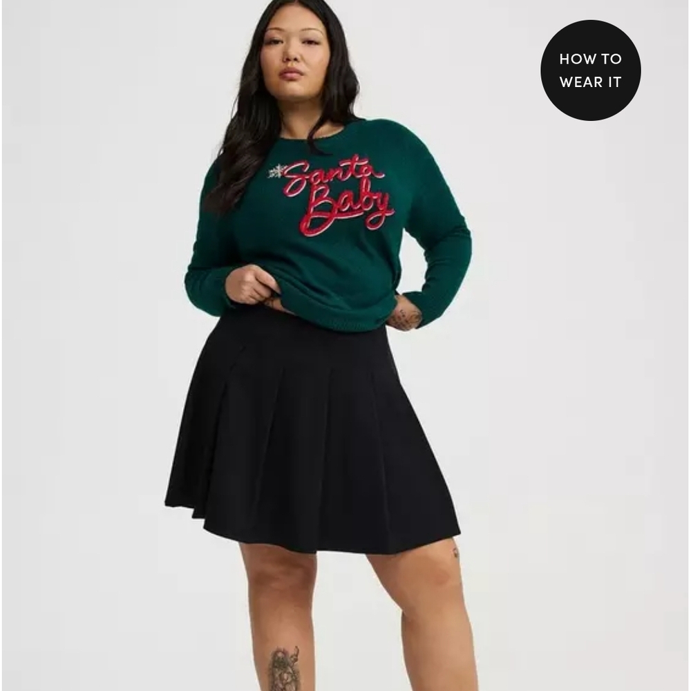 Torrid Black Skater Skirt